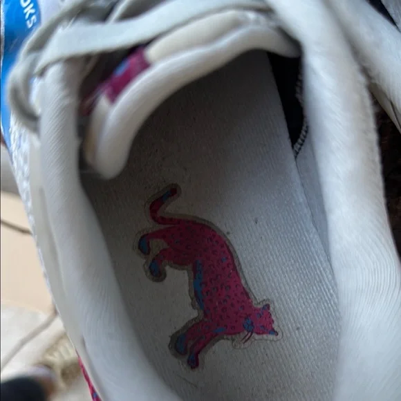 Brooks Women's Running Shoes - White, Blue, Pink - Picture 9 of 16